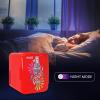 Coca Cola Mini Fridge – Refrigerator for Bedroom Skincare Office, Portable Table Top Beverage Cooler, 12V 110V Refrigerador For Drinks, Soda, Wine, Use In Car, Dorm, Outdoor, Patio, 6 Can