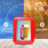 Coca Cola Mini Fridge – Refrigerator for Bedroom Skincare Office, Portable Table Top Beverage Cooler, 12V 110V Refrigerador For Drinks, Soda, Wine, Use In Car, Dorm, Outdoor, Patio, 6 Can