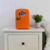 Fanta Mini Fridge – 6 Can Refrigerator for Bedroom Office, Portable Table Top Beverage Cooler, 12V 110V Refrigerador For Drinks, Soda, Wines, small can fridge,Use In Car, Dorm, Outdoor, Patio