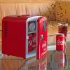 Koolatron Mini Fridge Bluetooth – Portable Small Cooler for Bedroom Office Makeup Compact Beverage Chiller for Drink Soda Wine Use In Car Dorm Patio 6 Can(Fridge)