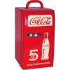 Coca Cola Mini Fridge – Refrigerator for Bedroom Office, Portable Table Top Beverage Cooler, 12V 110V Refrigerador For Drink, Soda, Wine, Use In Car, Dorm, Outdoor, Patio,18 Can
