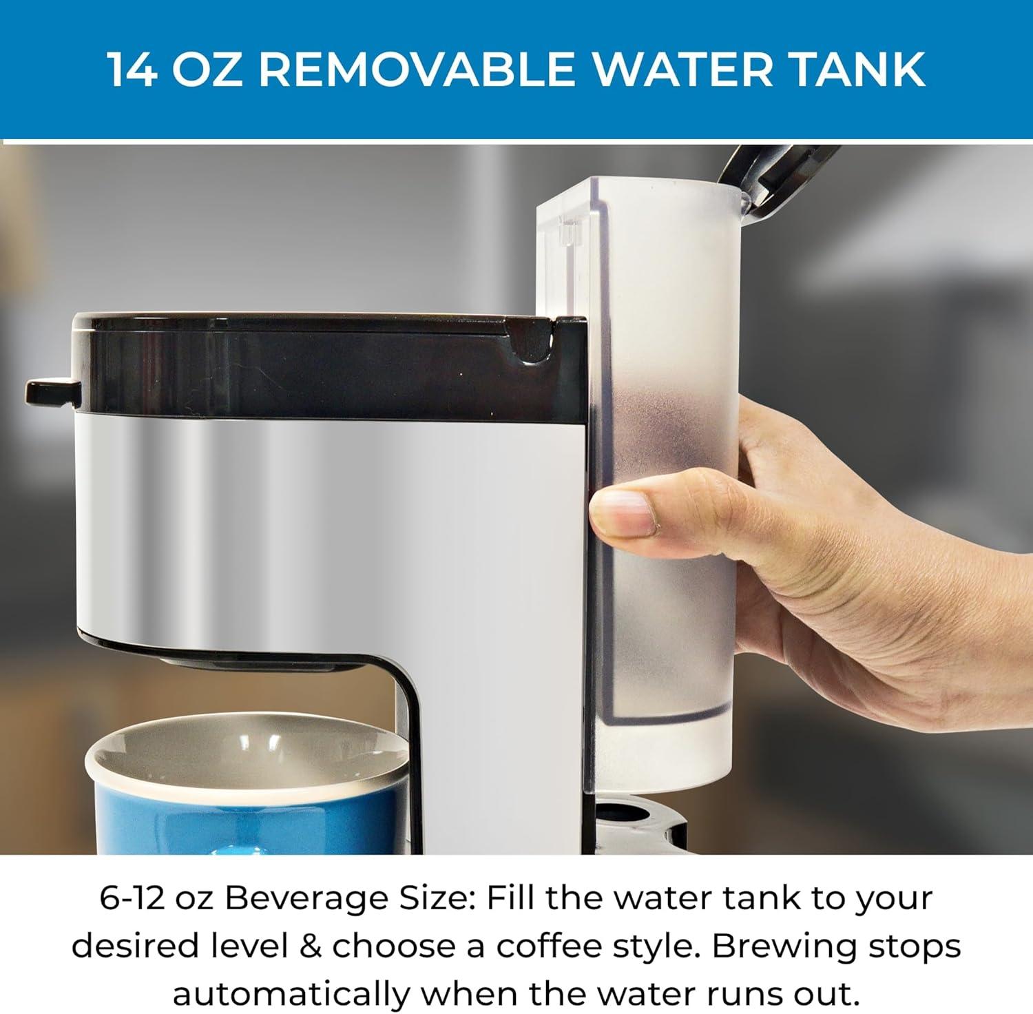 image:imageKenmore drip Coffee Maker 12 Cup programmable cafe machine with glass pot regular amp bold brew auto shut off large water reservoir reusable filter kitchen appliances for cafeteria barista WhiteKKCMKCMB