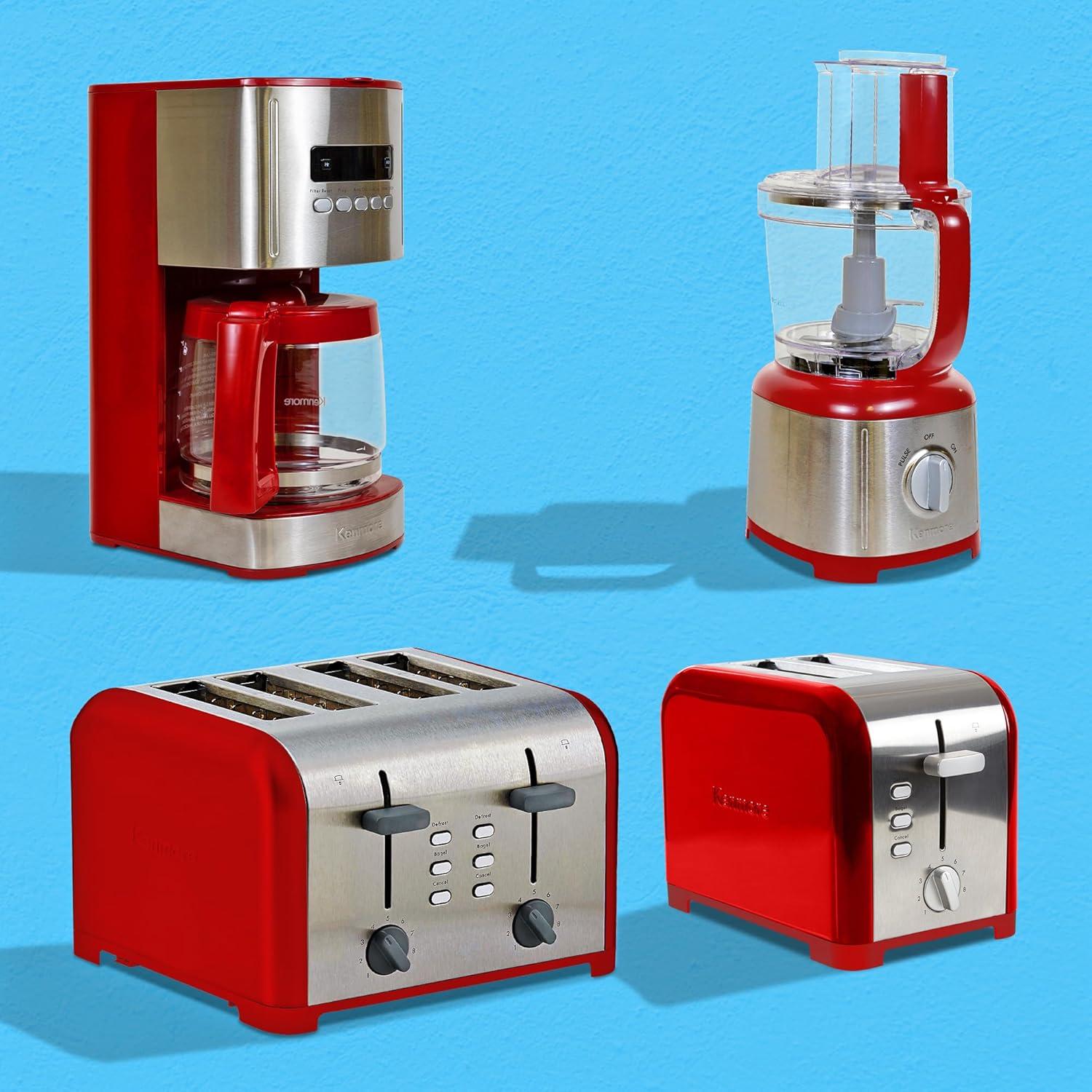 image:imageKenmore drip Coffee Maker 12 Cup programmable cafe machine with glass pot regular amp bold brew auto shut off large water reservoir reusable filter kitchen appliances for cafeteria barista WhiteKKCM12