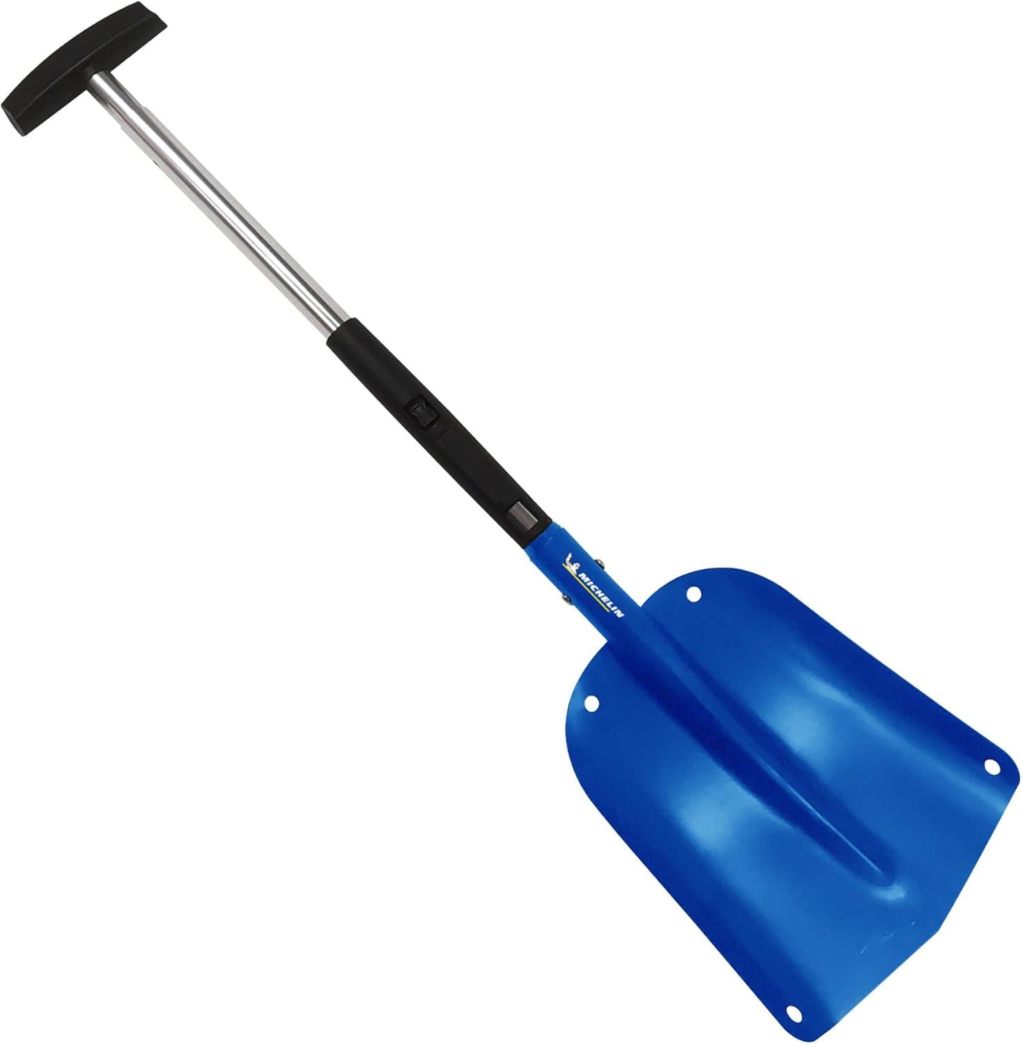 image:imageKoolatron Ultra Compact 40 Folding Utility Snow Shovel for Car Emergency Blue Telescoping Handle Collapsible Lightweight Winter Survival Gear for SUV Truck Snowmobile Camping Skiing