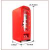 Coca Cola Mini Fridge – 10 Can Refrigerator for Bedroom Skincare Office, Portable Table Top Beverage Cooler, 12V 110V Refrigerador For Drinks, Soda, Wines, Use In Car, Dorm, Outdoor
