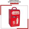 Coca Cola Mini Fridge – 18 Can Refrigerator for Bedroom Office, Portable Table Top Beverage Cooler, 12V 110V Refrigerador For Drink, Soda, Wine, Use In Car, Dorm, Outdoor, Patio
