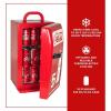Coca Cola Mini Fridge – 18 Can Refrigerator for Bedroom Office, Portable Table Top Beverage Cooler, 12V 110V Refrigerador For Drink, Soda, Wine, Use In Car, Dorm, Outdoor, Patio