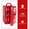 Coca Cola Mini Fridge – 18 Can Refrigerator for Bedroom Office, Portable Table Top Beverage Cooler, 12V 110V Refrigerador For Drink, Soda, Wine, Use In Car, Dorm, Outdoor, Patio
