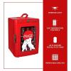 Coca Cola Mini Fridge – Refrigerator for Bedroom Office, Portable Table Top Beverage Cooler, 12V 110V Refrigerador For Drinks, Soda, Wines, Use In Car, Outdoor, Patio, 28 Can
