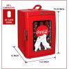 Coca Cola Mini Fridge – Refrigerator for Bedroom Office, Portable Table Top Beverage Cooler, 12V 110V Refrigerador For Drinks, Soda, Wines, Use In Car, Outdoor, Patio, 28 Can