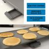 Kenmore Electric Griddle – External Temperature Control, Easy Clean Countertop Cooking Kitchen Appliance Removable Drip Tray, Grill Bacon, Eggs, Pancakes, Crepes, Tortillas, Nonstick 10×18″ Pan