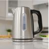 Kenmore Electric Kettle – 1.7 Liter Cordless Digital Calentador De Agua, Stainless Steel Instant Tea Pot, Preset Temperature Control, Automatic Shut-Off, Rapid Boil, Hot Water Boiling Heater, Silver