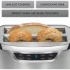 Kenmore Elite 4-Slice Long Slot Toaster Silver, One-Touch Auto-Lift, Stainless Steel, Adjustable Browning, Defrost, Digital Countdown Timer, Retractable Cord, Toast, Bagels, Waffles, English Muffins(Silver)