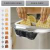 Kenmore Elite 4-Slice Long Slot Toaster Silver, One-Touch Auto-Lift, Stainless Steel, Adjustable Browning, Defrost, Digital Countdown Timer, Retractable Cord, Toast, Bagels, Waffles, English Muffins(Silver)