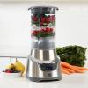 Kenmore Elite Countertop Blender – Electric Mixer for Smoothies, Ice Crush & Pulse Function, Heavy Duty Glass Pitcher, Kitchen Appliance, Dishwasher-Safe Jar(Grey)