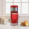 Kenmore drip Coffee Maker – 12 Cup programmable cafe machine with glass pot, regular & bold brew, auto shut off large water reservoir, reusable filter, kitchen appliances for cafeteria barista, White(KKCMKCM-R)