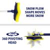 Koolatron Michelin Snow Brush for Car Windshield (Pack of 2) – Ice Scraper with Extendable 34-49″ with Foam Grip, Pivoting Head & Scratch-Free Bristles Heavy-Duty Winter Car Accessory