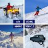 Koolatron Ultra Compact 40″ Folding Utility Snow Shovel for Car Emergency, Blue, Telescoping Handle, Collapsible, Lightweight, Winter Survival Gear, for SUV, Truck, Snowmobile, Camping, Skiing