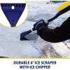 Michelin Snow Brush for Car Windshield (Pack of 2) – 25″ Heavy Duty Snow Remover with Ice Scraper, Ergonomic Foam Grip, Power Scraping Handle, Lightweight Aluminum Shaft for Car, SUV, Truck, Van(25″)