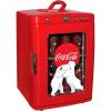 Coca Cola Mini Fridge – Refrigerator for Bedroom Office, Portable Table Top Beverage Cooler, 12V 110V Refrigerador For Drinks, Soda, Wines, Use In Car, Outdoor, Patio, 28 Can