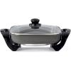 Kenmore Non-Stick Electric Griddle with Removable Drip Tray, Black, 10″ x 18″ Cooking Surface, Compact Countertop Cooking, Grill, Saute, Fry