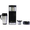 Kenmore drip Coffee Maker – 12 Cup programmable cafe machine with glass pot, regular & bold brew, auto shut off large water reservoir, reusable filter, kitchen appliances for cafeteria barista, White(KKCMKCM-B)