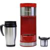 Kenmore drip Coffee Maker – 12 Cup programmable cafe machine with glass pot, regular & bold brew, auto shut off large water reservoir, reusable filter, kitchen appliances for cafeteria barista, White(KKCMKCM-R)
