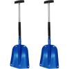Michelin Ultra Compact 40″ Folding Utility Snow Shovel for Car Emergency, Blue, Telescoping Handle, Collapsible, Lightweight, Winter Survival Gear, for SUV, Truck, Snowmobile, Camping – 2 Pack