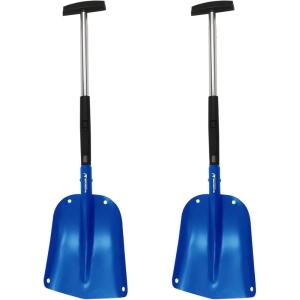 Michelin Ultra Compact 40″ Folding Utility Snow Shovel for Car Emergency, Blue, Telescoping Handle, Collapsible, Lightweight, Winter Survival Gear, for SUV, Truck, Snowmobile, Camping – 2 Pack