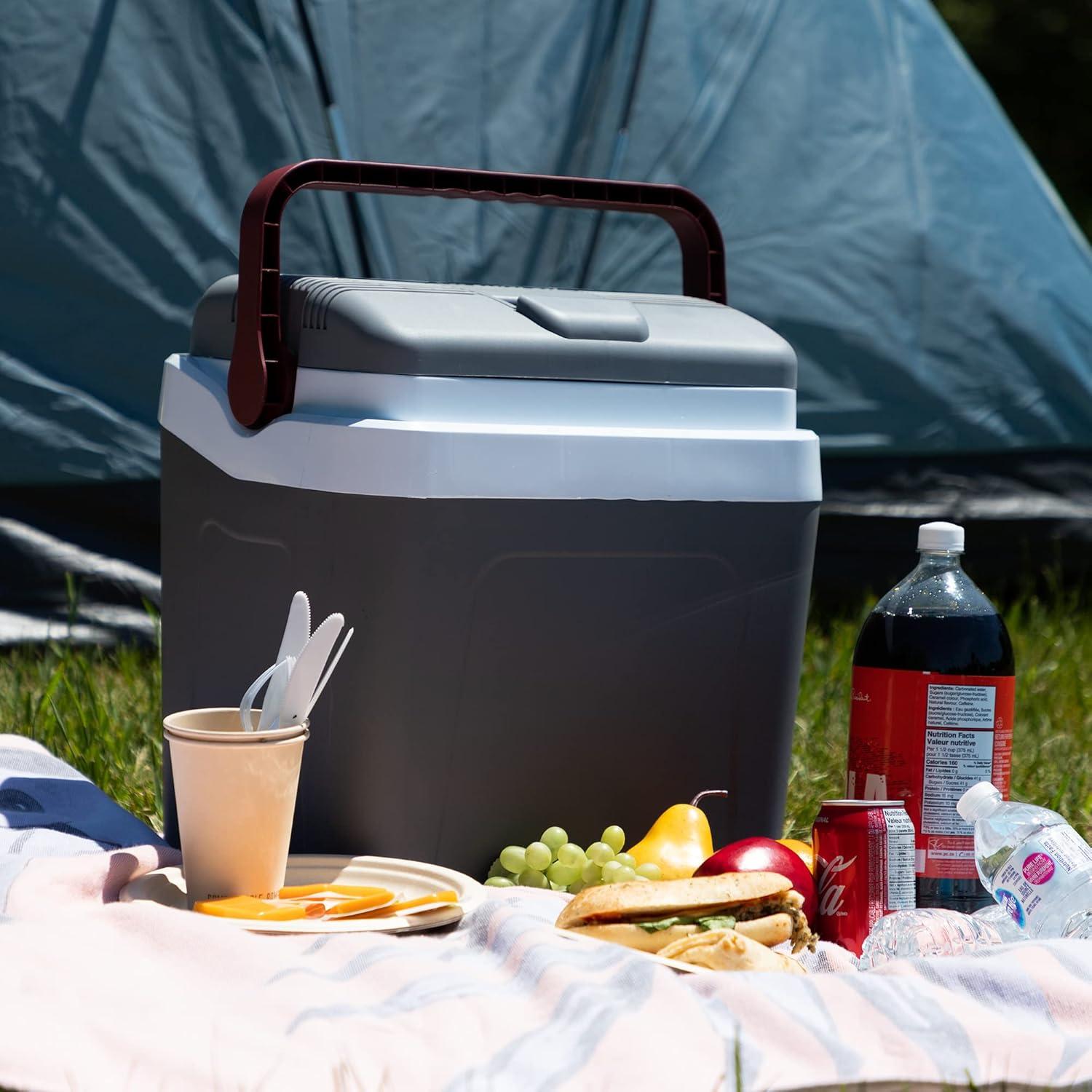 image:imageKoolatron 12V Iceless Cooler amp Warmer Portable Electric CoolerNevera Porttil Elctrica for Car Truck Camper Boat Hard Sided Mini Fridge for Camping Picnic Travel Lunch Food Drinks Office 26 qt