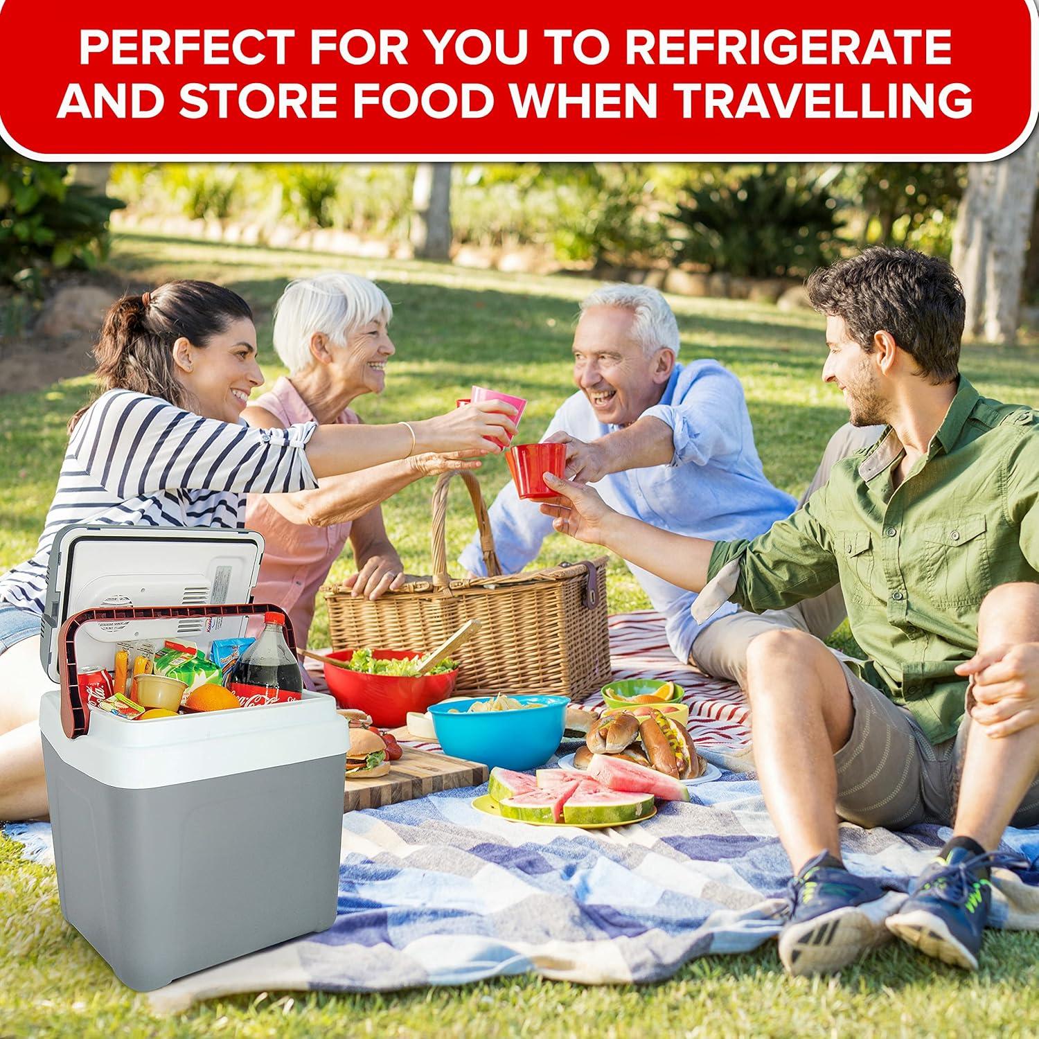 image:imageKoolatron 12V Iceless Cooler amp Warmer Portable Electric CoolerNevera Porttil Elctrica for Car Truck Camper Boat Hard Sided Mini Fridge for Camping Picnic Travel Lunch Food Drinks Office 26 qt