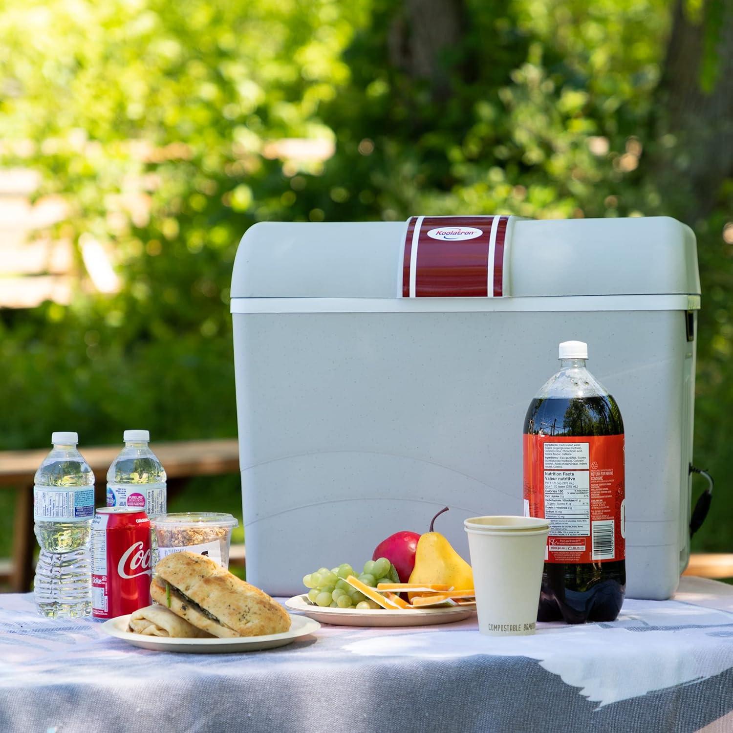 image:imageKoolatron 12V Iceless Cooler amp Warmer Portable Electric CoolerNevera Porttil Elctrica for Car Truck Camper Boat Hard Sided Mini Fridge for Camping Picnic Travel Lunch Food Drinks Office 45 qt