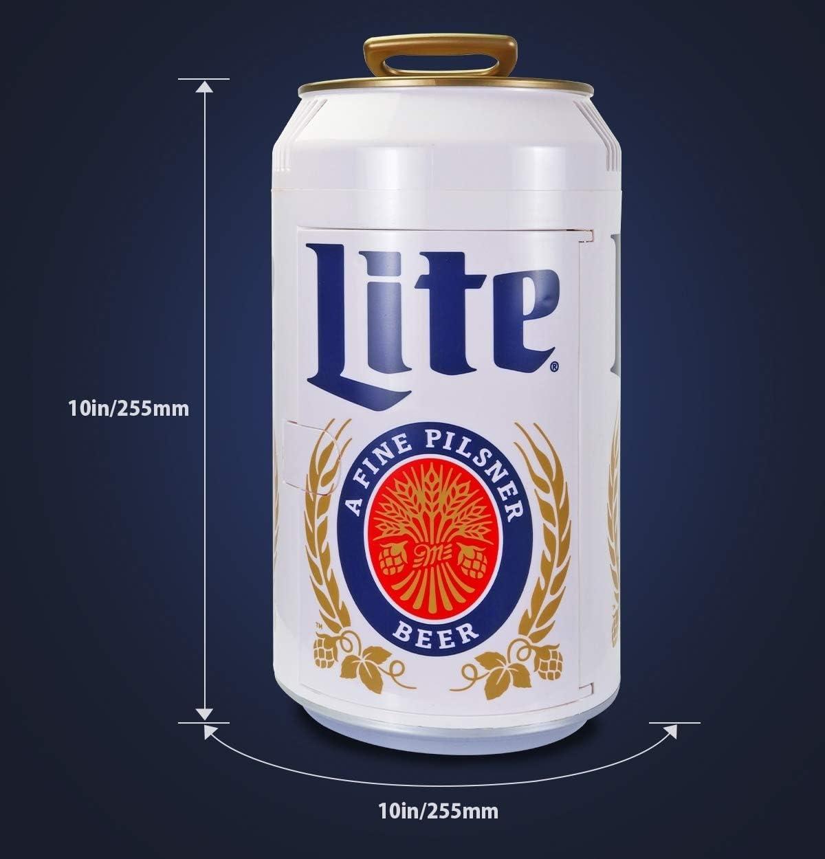 image:imageKoolatron Miller Lite Mini Fridge Refrigerator for Bedroom Office Portable Table Top Beverage Cooler 12V 110V Refrigerador For Drinks Soda Wines Use In Car Outdoor Patio 8 Can