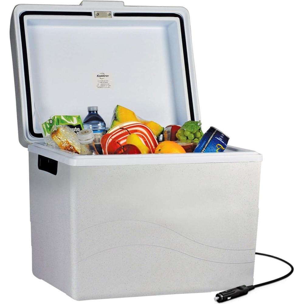 image:imageKoolatron 12V Iceless Cooler amp Warmer Portable Electric CoolerNevera Porttil Elctrica for Car Truck Camper Boat Hard Sided Mini Fridge for Camping Picnic Travel Lunch Food Drinks Office 45 qt