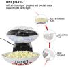 Coors Light Exclusive Hot Air Popcorn Maker, Football Air Poppers with Serving Bowl, Measuring Cup, Butter Melter, for Home, Sports Fans, Dishwasher Safe