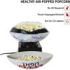 Coors Light Exclusive Hot Air Popcorn Maker, Football Air Poppers with Serving Bowl, Measuring Cup, Butter Melter, for Home, Sports Fans, Dishwasher Safe