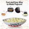 Coors Light Exclusive Hot Air Popcorn Maker, Football Air Poppers with Serving Bowl, Measuring Cup, Butter Melter, for Home, Sports Fans, Dishwasher Safe
