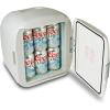 Coors Light Mini Fridge – 12 Can Refrigerator for Bedroom Office, Portable Table Top Beverage Cooler, 12V 110V Refrigerador for Drinks, Soda, Wines, Use in Car, Dorm, Outdoor