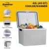 Koolatron 12V Iceless Cooler & Warmer – Portable 45 qt Electric Cooler/Nevera Portátil Eléctrica for Car Truck Camper Boat Hard Sided Mini Fridge for Camping Picnic Travel Lunch Food Drinks Office(45 Quart)
