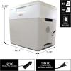 Koolatron 12V Iceless Cooler & Warmer – Portable Electric Cooler for Car, Truck, Camper, Boat, Hard Sided Mini Fridge for Camping, Picnic, Travel, Lunch, Food, Drinks, Bedroom, Office, Dorm, 52 Qt