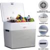 Koolatron 12V Iceless Cooler & Warmer – Portable Electric Cooler for Car, Truck, Camper, Boat, Hard Sided Mini Fridge for Camping, Picnic, Travel, Lunch, Food, Drinks, Bedroom, Office, Dorm, 52 Qt