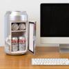 Koolatron Coors Light Mini Fridge – Refrigerator for Bedroom Office, Portable Table Top Beverage Cooler, 12V 110V Refrigerador For Drinks, Soda, Wines, Use In Car, Dorm, Outdoor, 8 Can