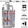Koolatron Coors Light Mini Fridge – Refrigerator for Bedroom Office, Portable Table Top Beverage Cooler, 12V 110V Refrigerador For Drinks, Soda, Wines, Use In Car, Dorm, Outdoor, 8 Can