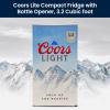 Koolatron Coors Light Rocky Mountain Compact Fridge with Bottle Opener, 90 L/ 95 Quart 3.2 Cubic Foot for Snacks,Beverages, Juice, Beer, Den, Dorm, Office, Games Room, or RV
