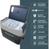 Koolatron Portable Cooler – Electric Smart Fridge/Freezer For Car, Camping, Travel, 12 V Hard Sided Refrigerator For Vehicle, Boat, Truck, Warming & Cooling, Cools Drinks,Food For Road Trip, 54 qt