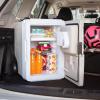 Koolatron Thermoelectric Iceless 12V Cooler/Warmer 33 qt (31 L) w/Wheels, Portable Electric Rolling Car Fridge w/ 12 Volt DC Power Cord, Grey/White, Travel Road Trips Camping, Made in North America(W65)