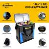 Michelin Electric Portable Cooler Plug in 12V Car Cooler/Warmer, 15 qt (14 L), Portable Car Fridge w/USB Charging Port,w/DC Power Cord, Shoulder Strap, Cord Storage, Travel Fishing Trucking Road Trip