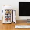 Miller Lite 8 Can Thermoelectric Mini Fridge 5.4 L/ 5.7 Quarts Capacity, 12V DC/110V AC cooler for home, den, dorm, cottage, cabin, beer, beverages, snacks, skincare, cosmetics, medication