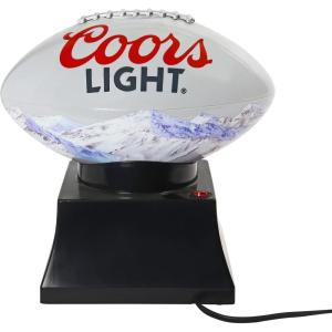 Coors Light Hot Air Popcorn Maker, Football Shaped Air Popper, with Serving Bowl, Kernel Measuring Cup, Butter Melter, Makes Healthy Snacks with No Oil or Microwave, for Movie Nights and Sports Fans