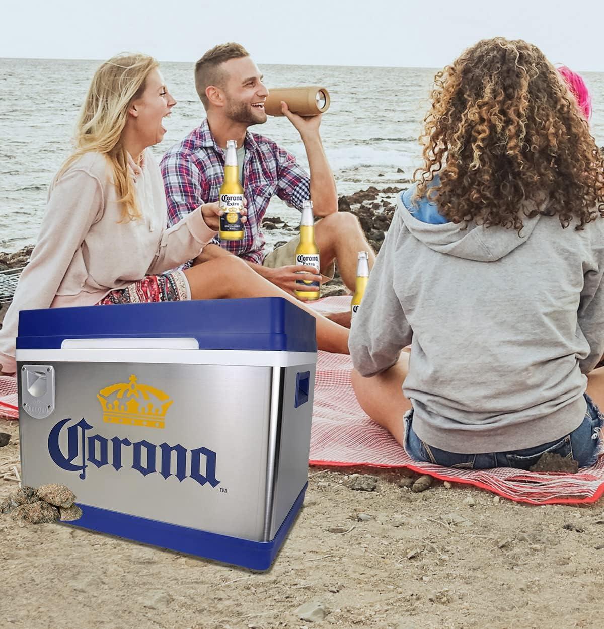 image:imageCorona Cruiser Exclusive Thermoelectric Cooler 45 Liters 48 Quart Capacity 12V DC110V AC for for Beverage Beer Wine Camping Travel Truck RV Cottage Dorm
